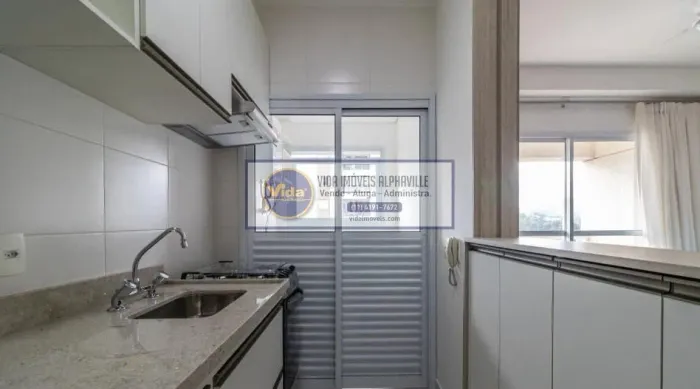 Apartamento Mobiliado em Barueri | 1 Suíte, 50m² para Alugar