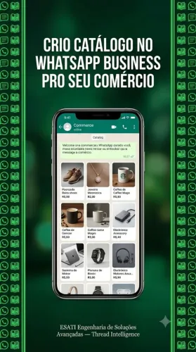 Crio Catálogo no WhatsApp Business pro seu Comércio ? Santarém