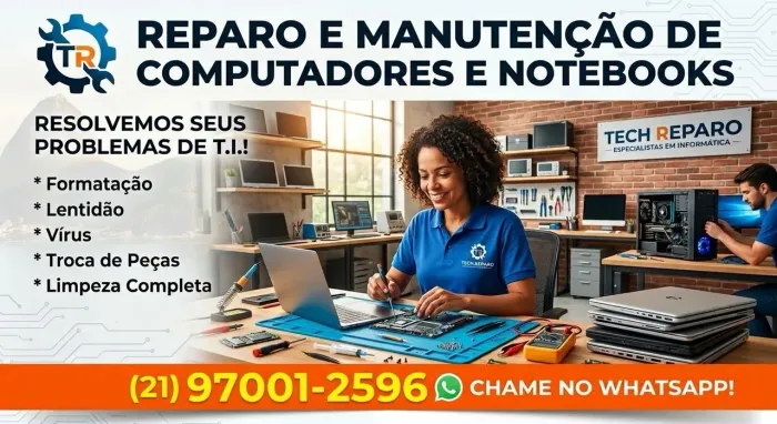 REPARO E MANUTENÇÃO DE COMPUTADORES