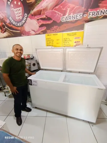 FREEZER HORIZONTAL DUPLA AÇÃO 503 LITROS 02 PORTAS FRICON