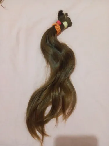 Cabelo Humano Virgem LISO LOURO ESCURO