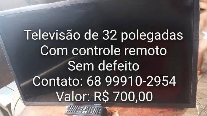 Vendo televisão Samsung 34 polegadas