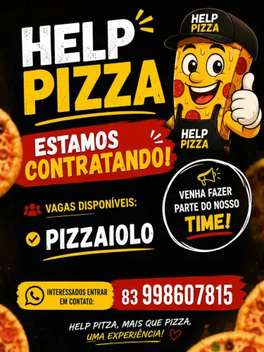 Estamos contratando pizzaiolo *15
