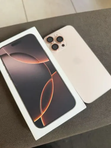 iPhone 16 Pro Max 256Gb Desert semi novo completo