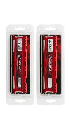 Memória RAM DDR4 Crucial Ballistix Sport LT 16Gb (2 x 8GB) 2666MHz