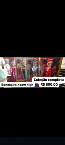 Boneca rainbow higth