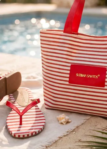 Kit praia (bolsa praia e rasteirinha)