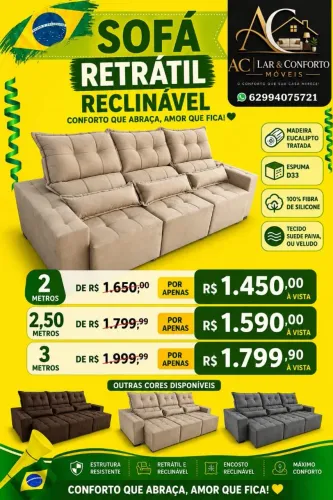 RETRÁTIL RECLINÁVEL PROMOÇÃO