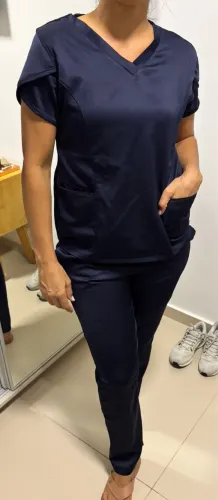 Scrub Feminino Azul Marinho