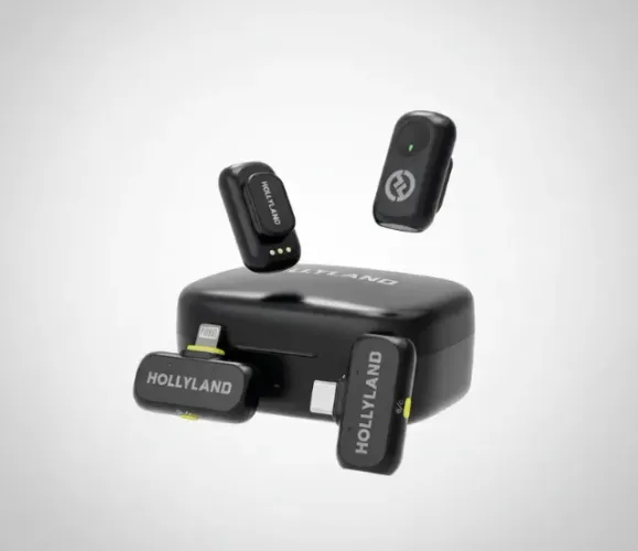 Lapela Microfone Hollyland A1 combo Original