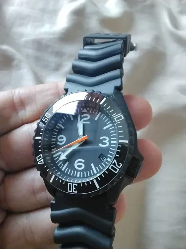 Relógio Seiko SKX007 All Black MOD