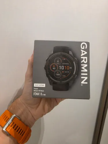 Relogio Garmin Fenix 8x 51mm solar Saphira