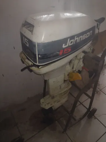 Barco motor 15 carretinha completos