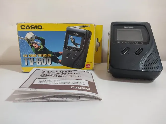 TV Portátil Casio para decoração conserto ou coleção