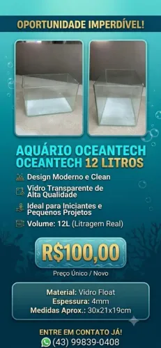 Aquário novo ocean tech