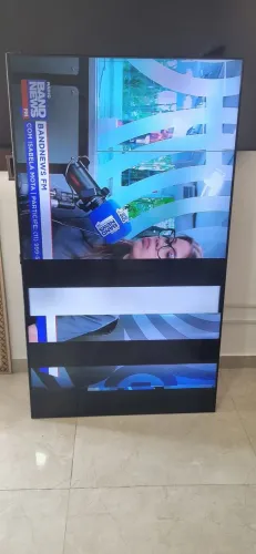 Tv samsung 75 com defeito