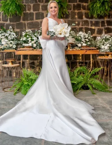 Vestido de noiva Zibeline clássico
