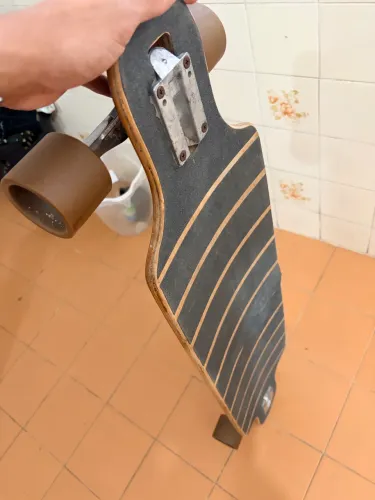 Skate longboard Creme