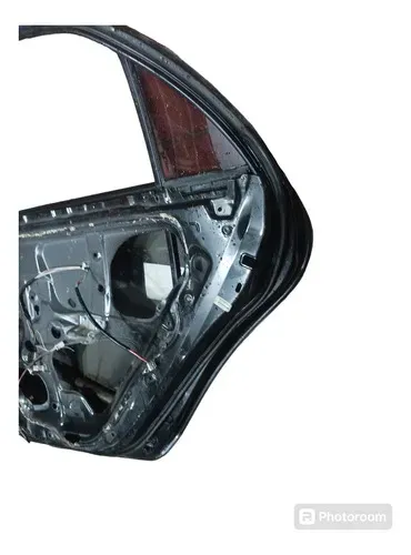 Porta Traseira Direita Toyota Corolla 2007 A 2014 Pra Recup Traseira Direita Preto