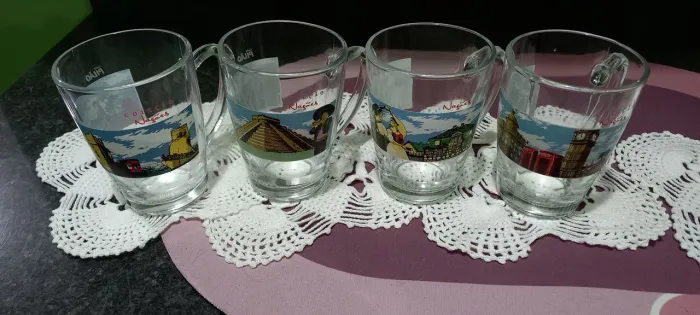 4 Canecas Pilão das Nações comemorativas