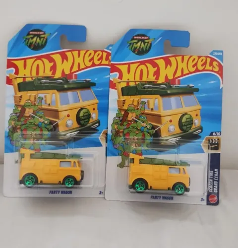 Tartaruga Ninja hot wheels party wagon 55 reais cada