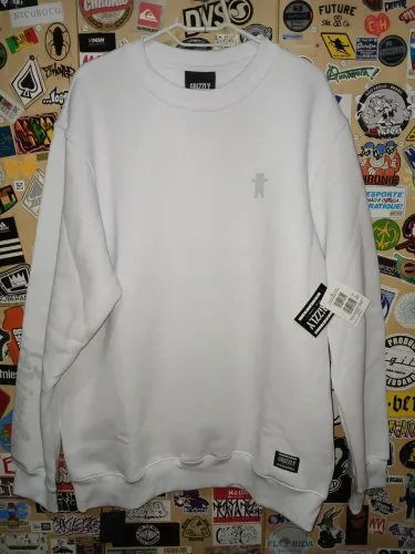 Blusa moletom grizzly branca GG nova