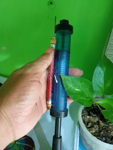 Bomba de ar pênalti usada