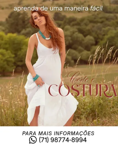 Curso de Corte e Costura - Matrículas Abertas 