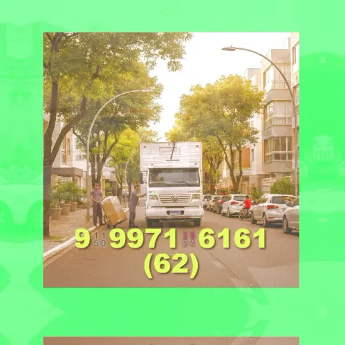 Mudança rápida e segura, frete com preço justo! Contato: 62?9?9971?6161