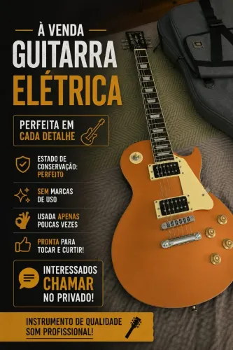 Guitarra Les Paul | Harley Benton (Comprada nos EUA)