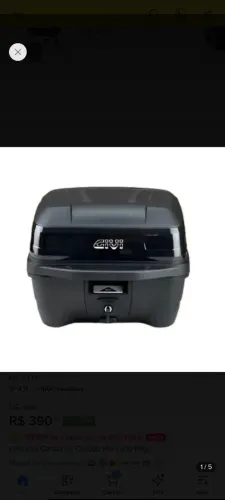 Baú Traseiro Givi T33NTBR Preto Monolock Traffic 3