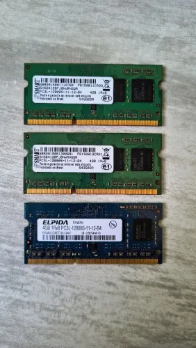 Memórias DDR3L 4Gb - Leia Descrição