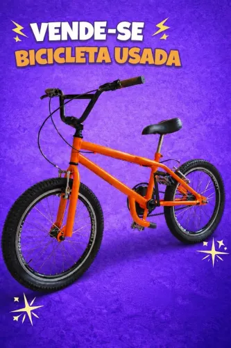 Bicicleta BMX aro 20 Laranja usada