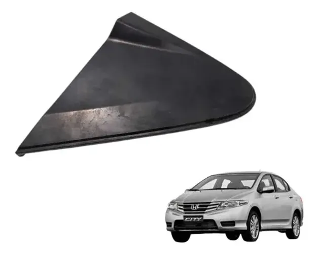 Acabamento Retrovisor Lado Esquerdo Honda City 2014 Preto