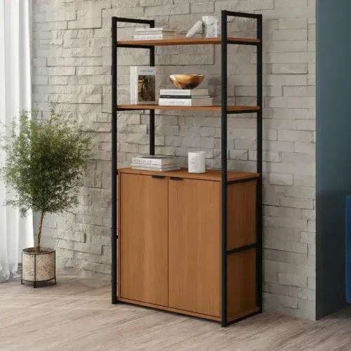 Armario Estante 2 portas industrial escritorio quarto promoção pronta entrega