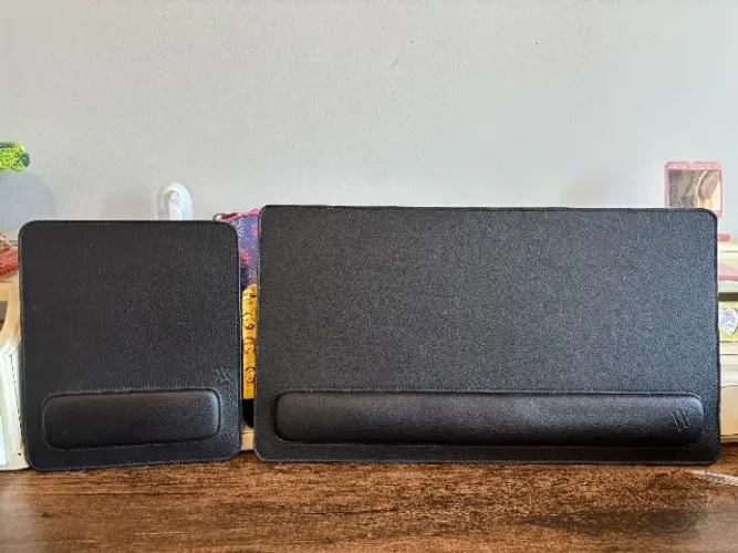 Kit Mouse Pad + Pad para Teclado com Apoio de Pulso ? Usado