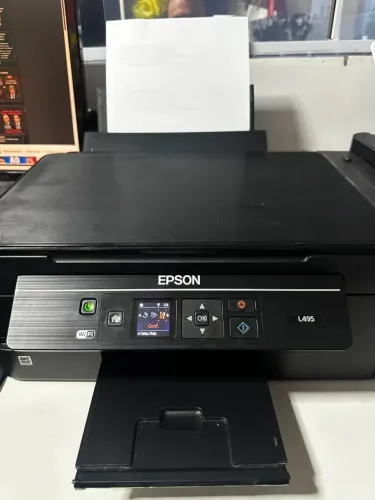 Impressora multifuncional Epson L495 com WIFI