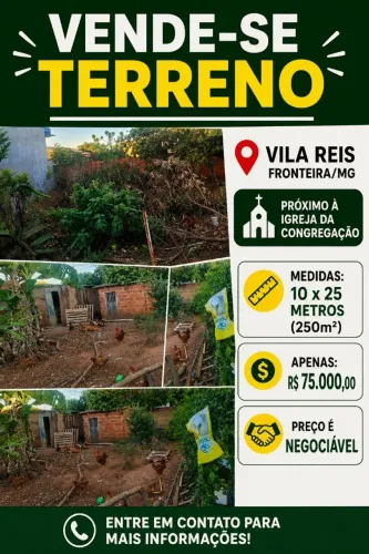 Vende-Se Terreno Em Fronteira MG