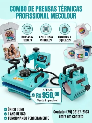 Vendo kit prensa térmica
