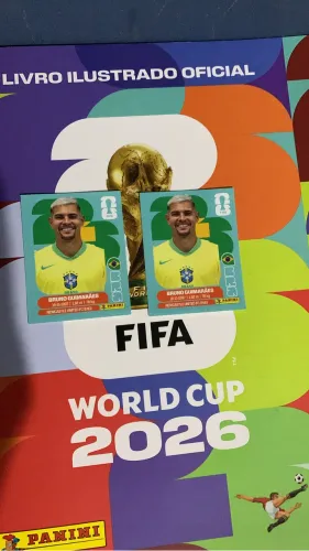 Figurinha da copa Bruno Guimarães