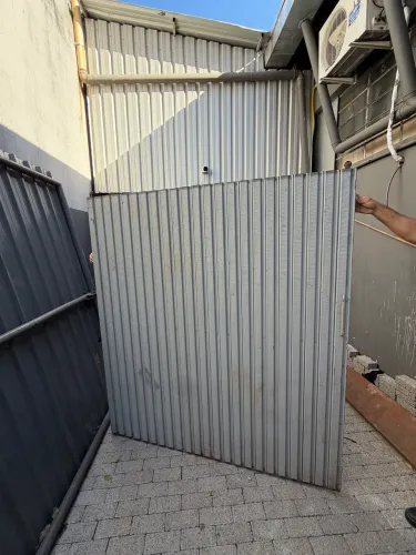 Portão em aço - usado