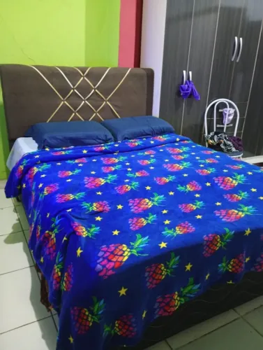 Vários móveis, geladeira, fogão, cama c/ colchão, máquina de lavar, 2 guarda roupa.