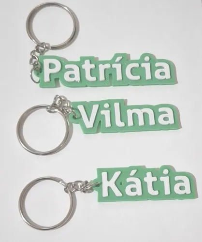 Chaveiro personalizado com nome