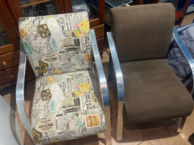 Poltronas Decorativas Seminovas (Estado de Loja) - Oportunidade!