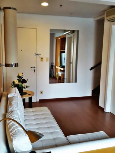 Flat Duplex para Aluguel em Moema  SP | 40m², 1 Quarto, Mobiliado, Piscina e Academia