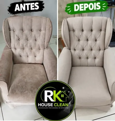 Higienização Profissional de Estofados - Poltrona, Sofá e Cadeiras - Antes e Depois Real!