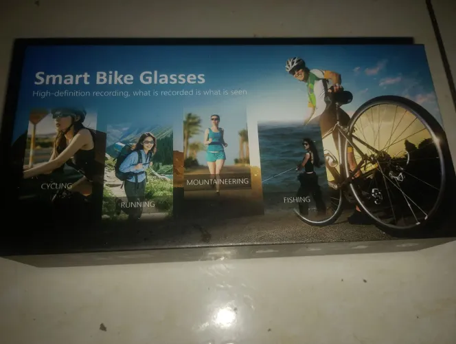 Óculos de ciclismo filmadora câmera Full HD