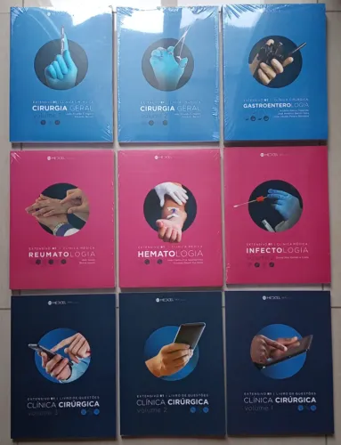Coleção Medcel Extensivo R1 (2021) - 34 livros - (15 lacrados)!