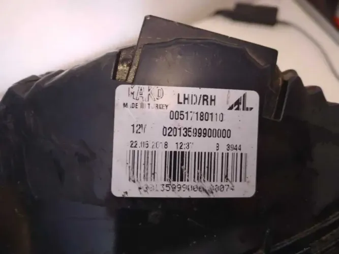 FAZER FOTO DA FRENTE DA PEÇA Lanterna Para-choque Tras Fiat Punto 08/12 COM DETALH ETQ8209