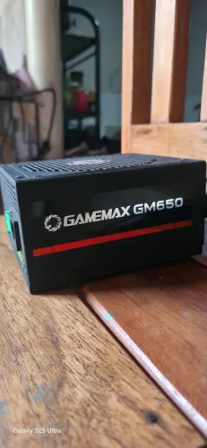 Fonte gamemax 650w selo 80 plus bronze